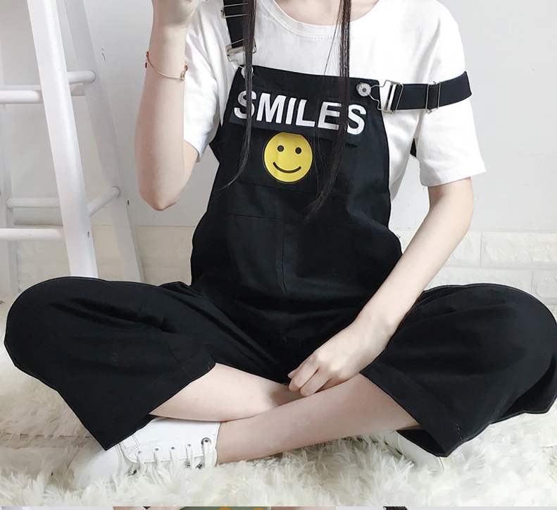 Smiley Dungarees