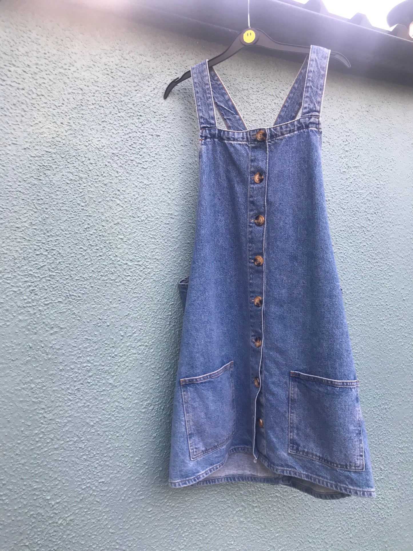 Long Dungaree Dress