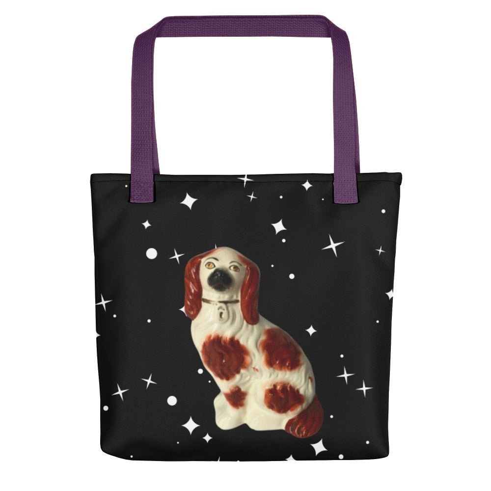 Staffordshire Mantle Dog Tote Bag