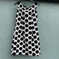 Black and White Polka Dot Dress