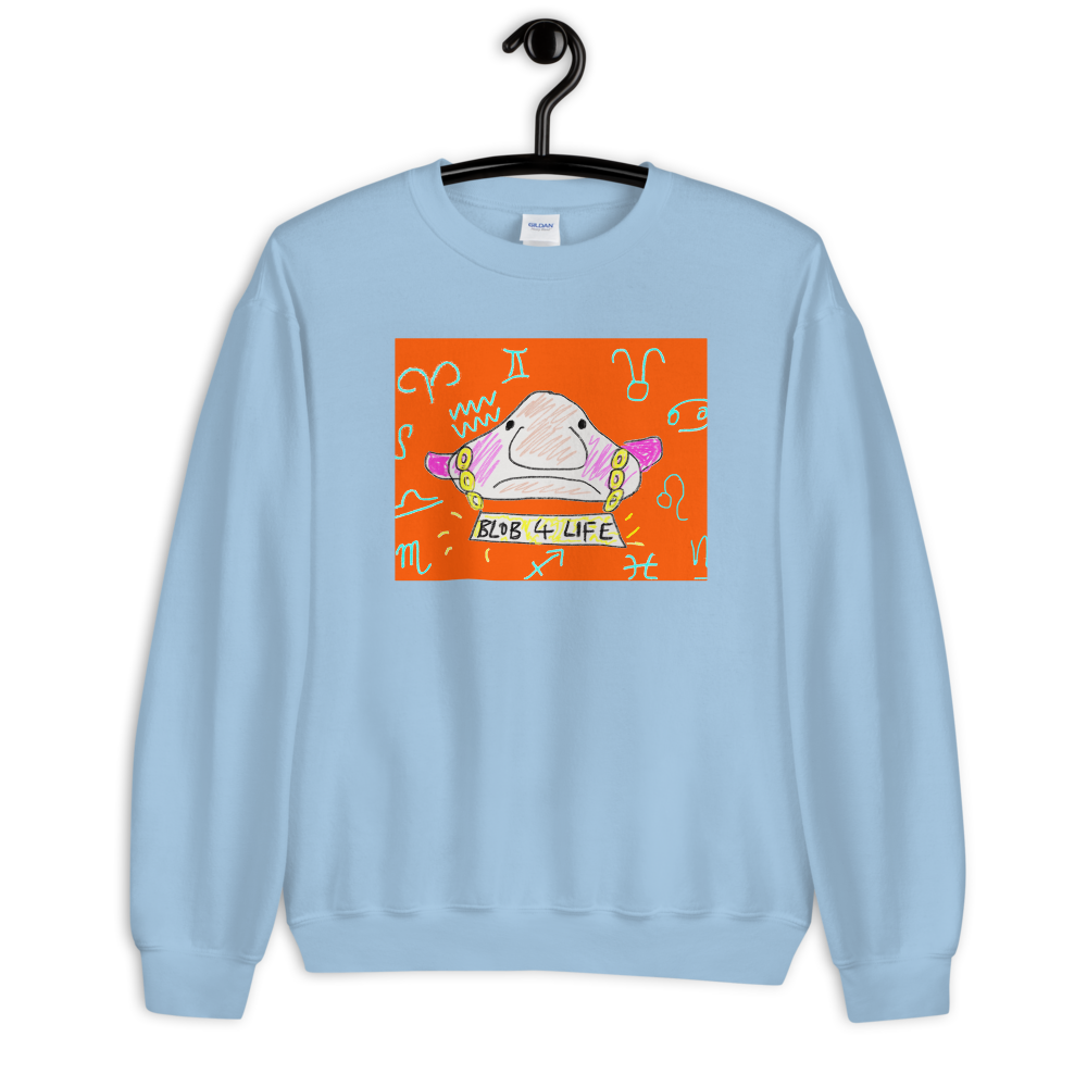 Blob 4 Life Orange - Blue Jumper