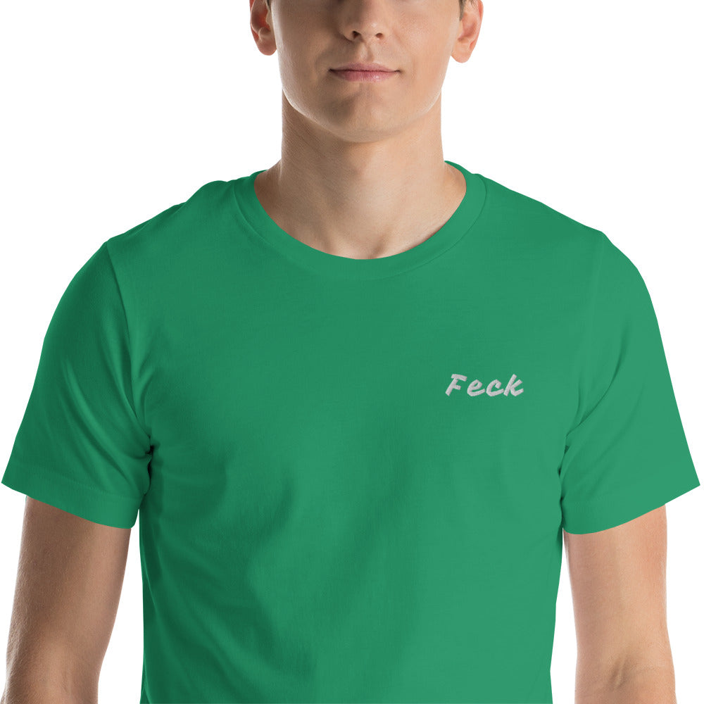 An Embroidered Feck'n T-Shirt